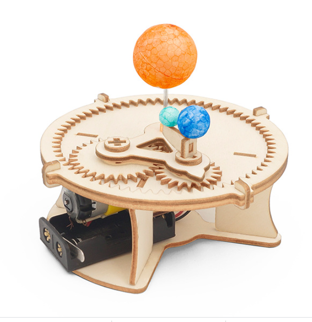 Wooden Solar System Globe Educational Puzzle for Kids