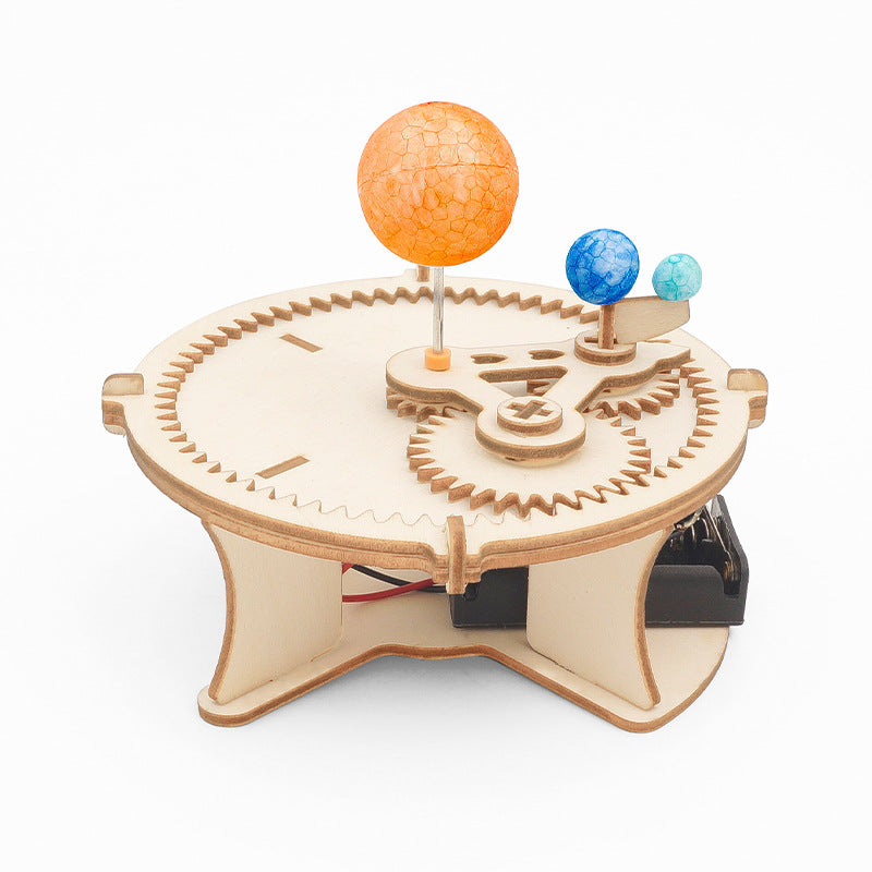 Wooden Solar System Globe Educational Puzzle for Kids