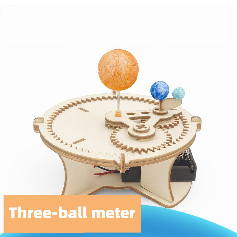 Wooden Solar System Globe Educational Puzzle for Kids